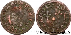 PRINCIPAUTY OF CHATEAU-REGNAULT - FRANCOIS OF BOURBON-CONTI Double tournois, type 18