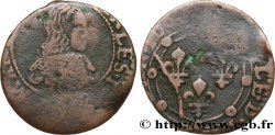 ARDENNES - PRINCIPALITY OF ARCHES-CHARLEVILLE - CHARLES II GONZAGA Double tournois, légende à douze heures, 1re effigie