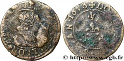 PRINCIPAUTY OF SEDAN - FREDERIC-MAURICE OF LA TOUR D AUVERGNE Double tournois, type 13 (grande collerette/grande tour en bas du champ)