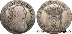 DOMBES - PRINCIPAUTÉ DE DOMBES - ANNE-MARIE-LOUISE D ORLÉANS Demi-écu VF/VF