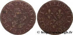 DOMBES - PRINCIPAUTÉ DE DOMBES - MARIE DE BOURBON-MONTPENSIER Double tournois