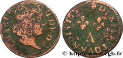 ARDENNES - PRINCIPAUTY OF ARCHES-CHARLEVILLE - CHARLES II OF GONZAGUE Denier tournois, type 3