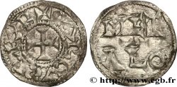 POITOU - COUNTY OF POITOU - COINAGE IMMOBILIZED IN THE NAME OF CHARLES II THE BALD Denier