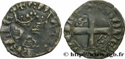AQUITAINE - DUCHÉ D AQUITAINE - ÉDOUARD III D ANGLETERRE Double de billon au léopard MBC