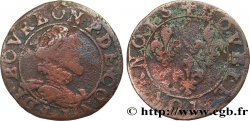 PRINCIPAUTÉ DE CHÂTEAU-REGNAULT - FRANÇOIS DE BOURBON-CONTI Double tournois, type 14, buste A