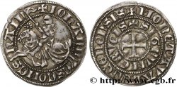 HAINAUT - COMTÉ DE HAINAUT - JEAN II D AVESNES Demi-gros au cavalier ou baudequin