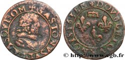DOMBES - PRINCIPAUTÉ DE DOMBES - GASTON D ORLÉANS Double tournois, type 8
