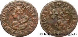 PRINCIPAUTY OF DOMBES - MARIE OF BOURBON-MONTPENSIER Double tournois