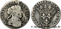 DOMBES - PRINCIPAUTÉ DE DOMBES - ANNE-MARIE-LOUISE D ORLÉANS Douzième d écu