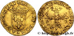 DOMBES - PRINCIPAUTÉ DE DOMBES - LOUIS II DE MONTPENSIER Écu d’or (demi-pistole)