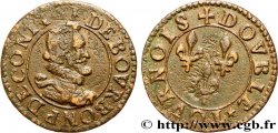 PRINCIPAUTÉ DE CHÂTEAU-REGNAULT - FRANÇOIS DE BOURBON-CONTI Double tournois, type 14, buste A