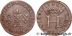 ARDENNES - PRINCIPALITY OF SEDAN - HENRI DE LA TOUR D AUVERGNE Liard tournois, type 8 (légende française)