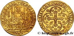 COUNTY OF FLANDRE - LOUIS OF MALE Écu d or au lion AU
