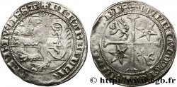 LUXEMBOURG - DUCHÉ DE LUXEMBOURG - ÉLISABETH DE GÖRLITZ - PÉRIODE DE VEUVAGE Gros au lion TTB