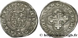 DUCHY OF SAVOIE - EMMANUEL-PHILIBERT Blanc de 4 sols, 1er type (bianco, o da 4 soldi di I tipo)