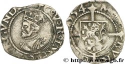 FRANCHE-COMTÉ - COMTÉ DE BOURGOGNE - CHARLES V DIT CHARLES QUINT Petit blanc ou demi-carolus TTB+