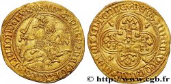 BRETAGNE - DUCHÉ DE BRETAGNE - JEAN V  Cavalier d or ou franc à cheval ou florin d or AU/AU