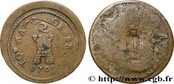 TOURNAISIS - SIÈGE DE TOURNAI Monnaie obsidionale de deux sols VF