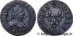 PRINCIPALITY OF CHATEAU-REGNAULT - FRANCIS OF BOURBON-CONTI Double tournois, type 14, buste A