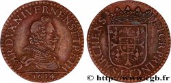 ARDENNES - PRINCIPAUTY OF ARCHES-CHARLEVILLE - CHARLES I OF GONZAGUE Liard, type 3B
