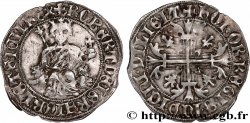 PROVENCE - COMTÉ DE PROVENCE - ROBERT D ANJOU Carlin d argent, gillat ou robert