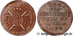 FLANDRE - SIÈGE DE LILLE Vingt sols, monnaie obsidionale TTB