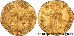 PROVENCE - COMTÉ DE PROVENCE - JEANNE DE NAPLES Florin d or à la chambre TTB