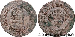 DOMBES - PRINCIPAUTÉ DE DOMBES - GASTON D ORLÉANS Double tournois, type 8