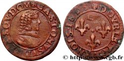 DOMBES - PRINCIPAUTÉ DE DOMBES - GASTON D ORLÉANS Double tournois, type 8