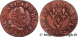 PRINCIPAUTÉ DE CHÂTEAU-REGNAULT - FRANÇOIS DE BOURBON-CONTI Double tournois, type 14, buste A