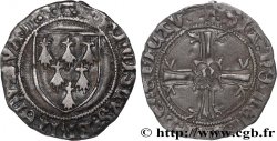 BRETAGNE - DUCHÉ DE BRETAGNE - FRANÇOIS II Demi-gros à l écu XF