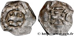 NORMANDIE - DUCHÉ DE NORMANDIE - ANONYME Denier AU/XF