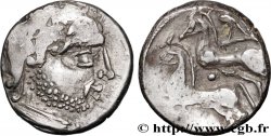 PICTONES / BITURIGES - MID-WESTERN, Unspecified Drachme aux deux chevaux, série C
