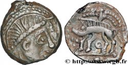 GALLIA - AULERCI EBUROVICES (Area of Évreux) Bronze au sanglier enseigne AU