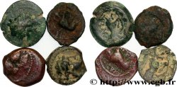 LOTS Lot de 4 petits bronzes au taureau