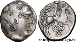 PICTONS / BITURIGES / CARNUTES - CENTRE-OUEST, Incertaines Drachme au cavalier et aux annelets SUP