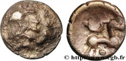 GALLIA BELGICA - REMI (Area of Reims) Quart de statère “aux segments de cercles”, cheval à droite