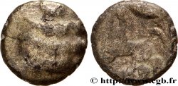 GALLIEN - BELGICA - REMI (Region die Reims) Quart de statère “aux segments de cercles”, cheval à gauche