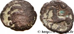 GALLIA BELGICA - REMI (Area of Reims) Quart de statère “aux segments de cercles”, cheval à gauche