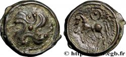 GALLIA BELGICA - SUESSIONES (Area of Soissons) Potin au swastika