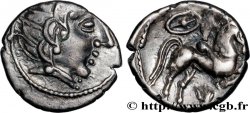 PICTONES / BITURIGES - MID-WESTERN, Unspecified Drachme au cavalier et à la main - P II B