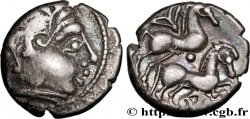 PICTONES / BITURIGES - MID-WESTERN, Unspecified Drachme aux deux chevaux - série A1 AU