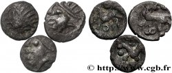 SANTONS / CENTRE-OUEST, Incertaines Lot de 3 oboles au cheval et aux annelets