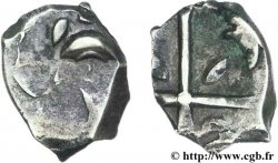 VOLQUES TECTOSAGES (région de Toulouse) Drachme “à la tête cubiste”