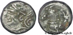 GALLIEN -ALLOBROGES (Region die Dauphine) Denier à l’hippocampe, tête à gauche (fourré)