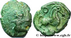 GALLIA - BELGICA - BELLOVACI (Región de Beauvais) Bronze au personnage courant