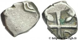 VOLQUES TECTOSAGES (région de Toulouse) Drachme “à la tête cubiste”, S. 1, indéterminée