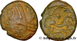 GALLIA BELGICA - AMBIANI (Area of Amiens) Bronze du type du denier scyphate BN. 8500