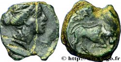 MASSALIA - MARSEILLES Bronze au taureau (hémiobole ?)