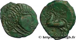 GALLIEN - BELGICA - REMI (Region die Reims) Bronze au cheval et aux annelets